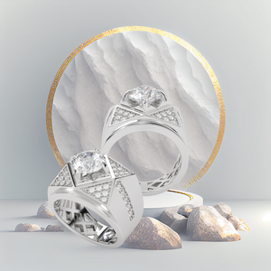 Người đàn ông của hợp thời trang vòng bạc Mỹ craftsmanship duyên dáng với tùy chỉnh của <span class=keywords><strong>RUBY</strong></span> thiết kế được thực hiện tại Việt Nam - Product Image 1