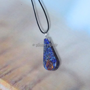 Pendentifs Orgonite en résine cristal Lapis Lazuli naturel en ligne | Grossiste pendentifs orgonite en résine cristal lapis lazuli naturel - Product Image 1