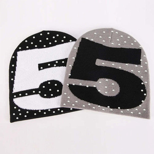 Bonnet en tricot personnalisé avec strass, mode d'hiver, bonnet en tricot scintillant, streetwear, femmes, hommes, vente en gros - Product Image 3