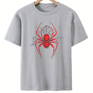 เสื้อยืดทรงบ็อกซ์ชาย ผ้าฝ้าย 100% หนัก 200 กรัม ผ้าแคนวาส ฮิปฮอป แขนสั้น แห้งเร็ว ระบายอากาศได้ดี ปรับแต่งได้ - Product Image 1