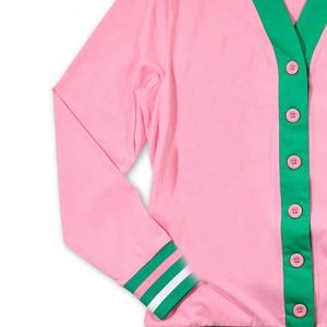 Logotipos personalizados en suéteres casuales sueltos con cuello en V con mangas largas Herorías Rib Cardigan Pullover - Product Image 5