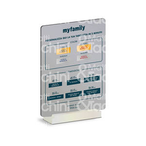 Présentoir à plaque intercom en plexiglas - Product Image 1