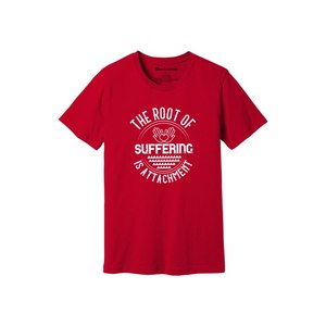 Camiseta informal de algodón 100% con impresión de temas de Buda en 3D, 12 opciones de color, 160-180, colocación de diseño personalizable GSM pesado - Product Image 6