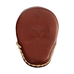 Custom Designed Professional 8oz 12oz 16oz PU Leather Martial Arts and Boxing Gloves Curved <b>Focus</b> Punching Mitts - Product Image 3