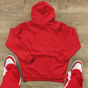 Sudadera con Capucha de Felpa Gruesa 100% Algodón con Logotipo Personalizado, Corte Regular, para Hombre, Otoño, Estampado Puff - Product Image 5