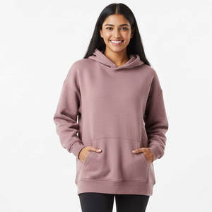 Sudadera con Capucha Extra Grande para Mujer, Impresión Personalizable con Logotipo, Spandex/Algodón, Ropa Urbana de Alta Calidad - Product Image 6