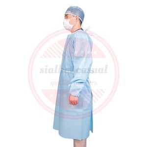 Pp médico no tejido al por mayor uniformes médicos uniformes de hospital abrigo Unisex \ vestido no tejido personalizado - Product Image 4