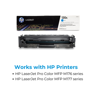 Cartouche de toner cyan HP Original 130A avec puce (CF351A) - Product Image 4