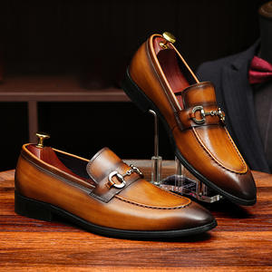 Zapatos de Trabajo Duraderos de Cuero Vacuno con Forro Antiolor y Absorción de Impactos, Zapatos Casuales para Hombre, Zapatos para Uso Diario - Product Image 2