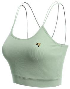 High Quality Women's Quick Dry Silk Knitted Crop Tank <b>Tops</b> Breathable with Lace Button Hollow Ruched Tassel <b>Sequined</b> Decoration - Product Image 1