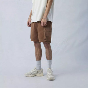 Nuevos Pantalones Cortos Cargo de Pana Personalizados para Hombre, 100% Algodón, Color Sólido, Alta Calidad, Hechos en Fábrica, Precio Económico - Product Image 3