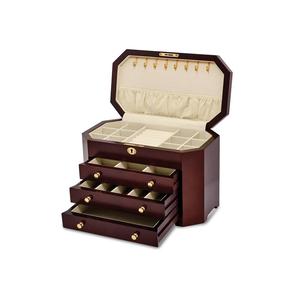Medidor de suministro de fábrica al por mayor, recién llegado, Cajas de Regalo de joyería de madera hechas a mano decorativas de lujo baratas para embalaje - Product Image 1