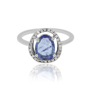 Bijoux fins design de luxe en argent sterling 925 tourmaline verte zircon bague multi pierres précieuses fiançailles pour les femmes profondes - Product Image 4