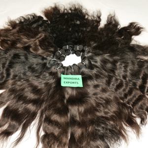 Extensiones de cabello humano de templo indio alineado con cutícula ondulada, 100% paquetes vírgenes baratos sin procesar - Product Image 5