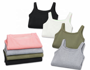 Top Corto de Verano para Mujer con Logotipo Frontal Personalizado, Tejido de Punto Transpirable, Sexy, Ajustado, Estilo Casual, Color Sólido - Product Image 5