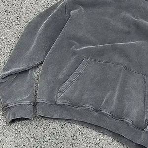 Sudaderas con Capucha Extra Grandes de Felpa, 100% Algodón, Lavado Ácido Vintage, con Logotipo Personalizado al por Mayor de Alta Calidad - Product Image 5