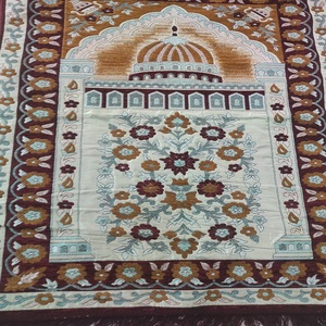 Tapis de prière souple et léger Janamaz musulman et islamique Tapis de prière durable de fournisseurs professionnels en Inde - Product Image 6
