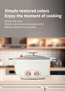 Camping Outdoors <strong>Automatic</strong> Double-Liner Two-Flavor Intelligent Multi-Function Dual Mini Electric Hot Pot Cooker Curry Cooker - Product Image 4