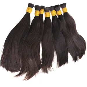 Supplier of cheap Vietnamese virgin hair vendor bundles, Wholesale natural Vietnamese straight hair extensions in coffee color