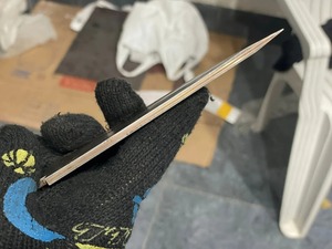 Línea de cobre hecha a mano Damasco hoja en blanco diseño de cuchillo para hacer cuchillos personalizados - Product Image 2