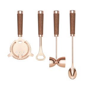 Ensemble de 5 outils de Bar en laiton de qualité supérieure pour la maison et le Restaurant, Design Unique, ensemble d'outils de Bar avec vernis mat pour la vente en gros - Product Image 2