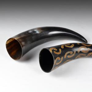 Corne à boire naturelle Viking de haute qualité polie écologique en corne de buffle Design animal - Product Image 6