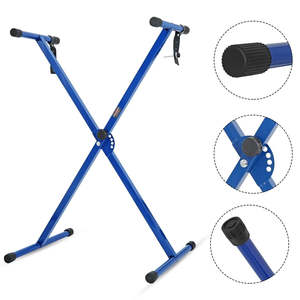 5 Core Keyboard <b>Stand</b> X Shape Height Adjustable Foldable Portable Key Board DJ <b>Controller</b> <b>Stands</b> - Product Image 1
