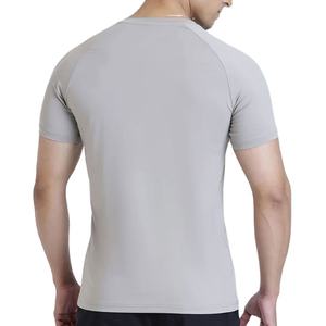 Camiseta Deportiva de Compresión de Manga Corta, Corte Regular, para Gimnasio y Entrenamiento, 100% Algodón, Estilo Deportivo, Verano 2026 - Product Image 6