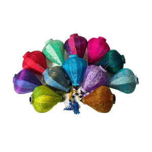 LANTERNE EN SOIE HOÏAN/LANTERNE POUR FESTIVAL-LANTERNE EN BAMBOU DU VILLAGE TRADITIONNEL - Product Image 1