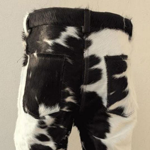 กางเกงหนังแฟชั่นผู้หญิง ดีไซน์เรียบหรู ดูดีมีสไตล์ เหมาะสำหรับใส่ในชีวิตประจำวัน กางเกงหนังเทียมเนื้อนุ่มสำหรับผู้หญิง - Product Image 6