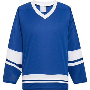 Service OEM, maillots de hockey respirants personnalisables, sublimation, uniforme de hockey sur glace professionnel, 100% polyester, haute qualité - Product Image 1