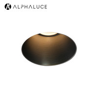 Spots encastrés LED de haute qualité pour plafond d'hôtel, anti-éblouissement, 3 couleurs, sans cadre, encastrés, COB LED