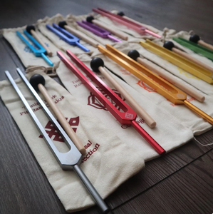 Ensemble de diapasons chakra de haute qualité, 7 pièces, pour l'alignement et la thérapie sonore - Product Image 3