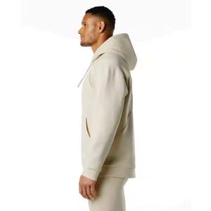 Vente en gros de survêtements de gym vierges pour hommes ensemble de survêtements 100% coton avec logo personnalisé pour hommes survêtement personnalisé lourd à bas prix - Product Image 5