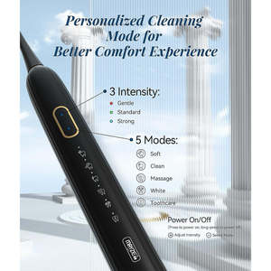 Per bambini Sonicare spazzolino elettrico ricaricabile con 6 testine e Display Smart a LED per uso da viaggio per bambini - Product Image 4
