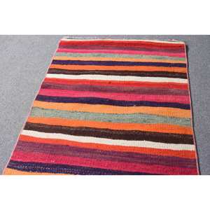 Moderno Vintage 240x1010ft Área grande Alfombra turca Lana beige Tejido plano Patchwork Diseño Látex para decoraciones de sala de estar - Product Image 3