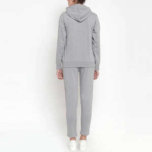 High Quality Vendor Wholesale Zipper <b>Hoodie</b> and Flared Pants Set Customize Sweatsuit With Logo <b>Red</b> Sweat Suits Women Tracksuit - Product Image 3