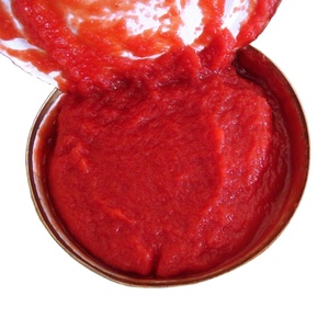 Sauce concentrée <span class=keywords><strong>de</strong></span> tomates en conserve 28% Brix en gros, arôme pimenté, sachet <span class=keywords><strong>de</strong></span> poulet et d'olives, ingrédients emballés en vrac - Product Image 1