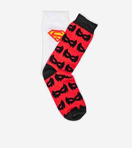 Chaussettes en coton pour hommes, motif rayé coloré, style décontracté, sportif, confortables, amusantes, pour un usage quotidien et professionnel - Product Image 2