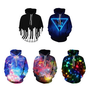 Diseño de impresión digital personalizado sudadera pulóver sublimación sudaderas con capucha poliéster manga larga hombres sudaderas con capucha y sudaderas - Product Image 2