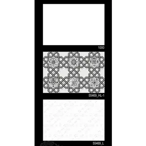 Black and White 300*450mm Ceramic Subway Digital 30*45cm Wall Tile Cheap Price Kitchen 12*18 Glossy Finish Rectified Ceramics