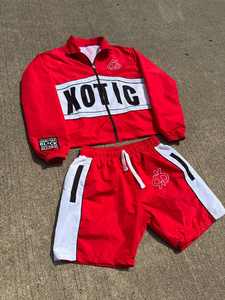 Logo personnalisé Polyester Polos Chemises Short Ensemble 2 Pièces Jogging Survêtement Hommes Nylon Survêtements Ensemble Court pour Homme - Product Image 4