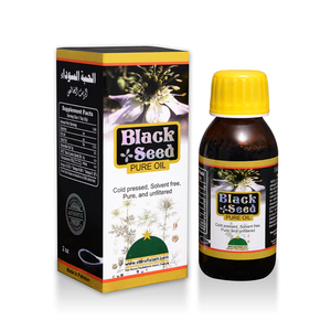 Aceite de Semilla Negra Herbal Personalizado Herboganic (Aceite de Nigella Orgánico) Aceite Esencial 100% Puro para la Inflamación, la Digestión y el Bienestar - Product Image 1