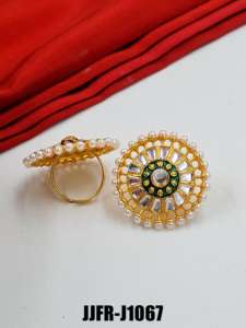 Alliage de luxe mode bague pour femmes réglable concepteur déclaration bijoux mariée mariage fête ethnique en gros - Product Image 4