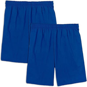 กางเกงขาสั้นผ้าฝ้าย100% สำหรับผู้ชายกางเกงขาสั้นสำหรับใส่ไปยิมสีพื้นกางเกงขาสั้นสำหรับใส่ออกกำลังกายกลางแจ้งฟิตเนสลำลองออกแบบโลโก้ได้ตามต้องการ - Product Image 2