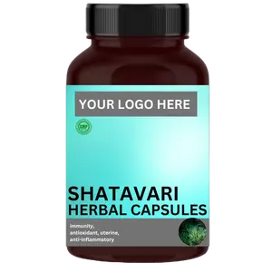 Shatavari Herbal Capsules: Boost Women's Health, Fertility & Hormones Customization available, Private labeling