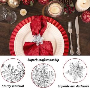 Anneaux de serviette de table de luxe classiques, écologiques, en métal, avec couleurs personnalisées pour la décoration de table. - Product Image 5