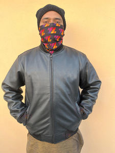 Vestes d'hiver en cuir véritable pour hommes, vente en gros personnalisée, cuir de vache, doublure matelassée chaude, coupe-vent, vêtements de rue, vestes Lazib Sports - Product Image 3