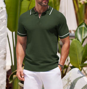 Colección de verano Polo de golf Camiseta Jersey de algodón Polo de golf Camiseta con logotipo impreso personalizado Bordado y sublimación - Product Image 5