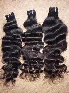 Extensions de cheveux 100% humains, 30 pouces, cheveux vierges indiens bruts, Remy, bouclés crépus, tissages à double trame, longueur étirée, toutes les couleurs - Product Image 6